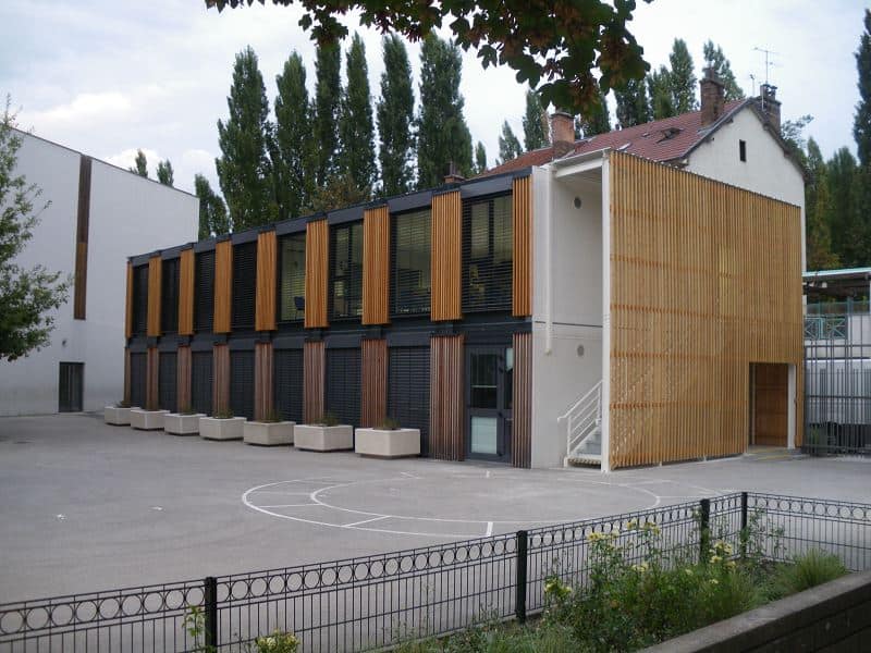 salles de classe architecturées RT 2012