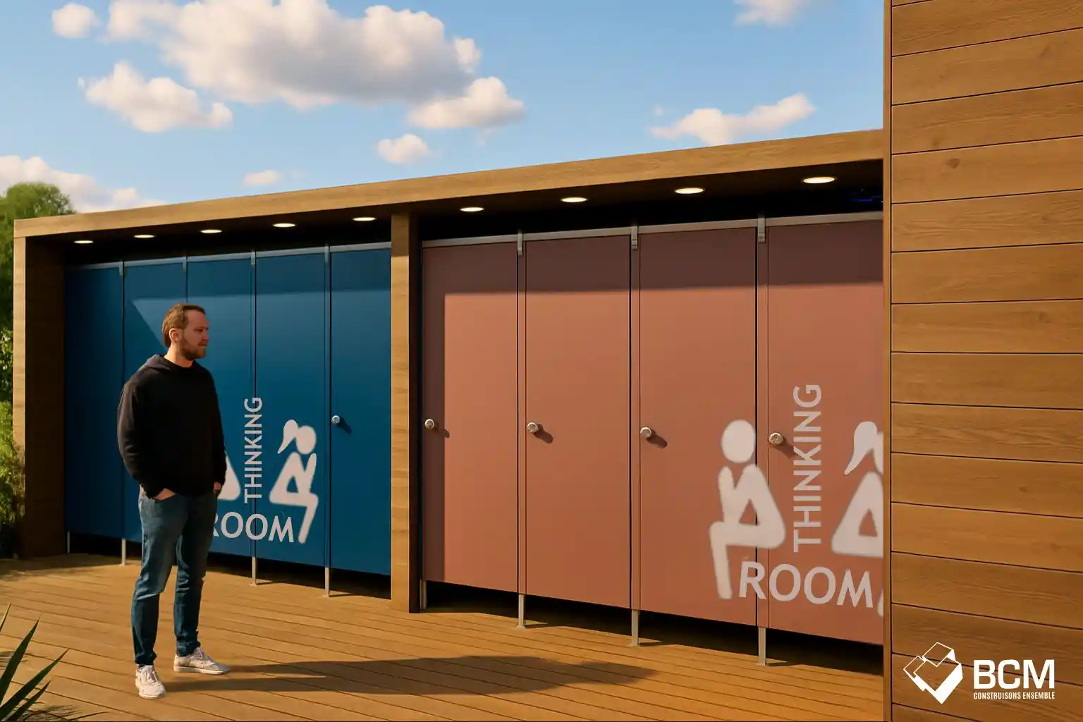 Toilettes préfabriquées par BCM - design moderne des sanitaires