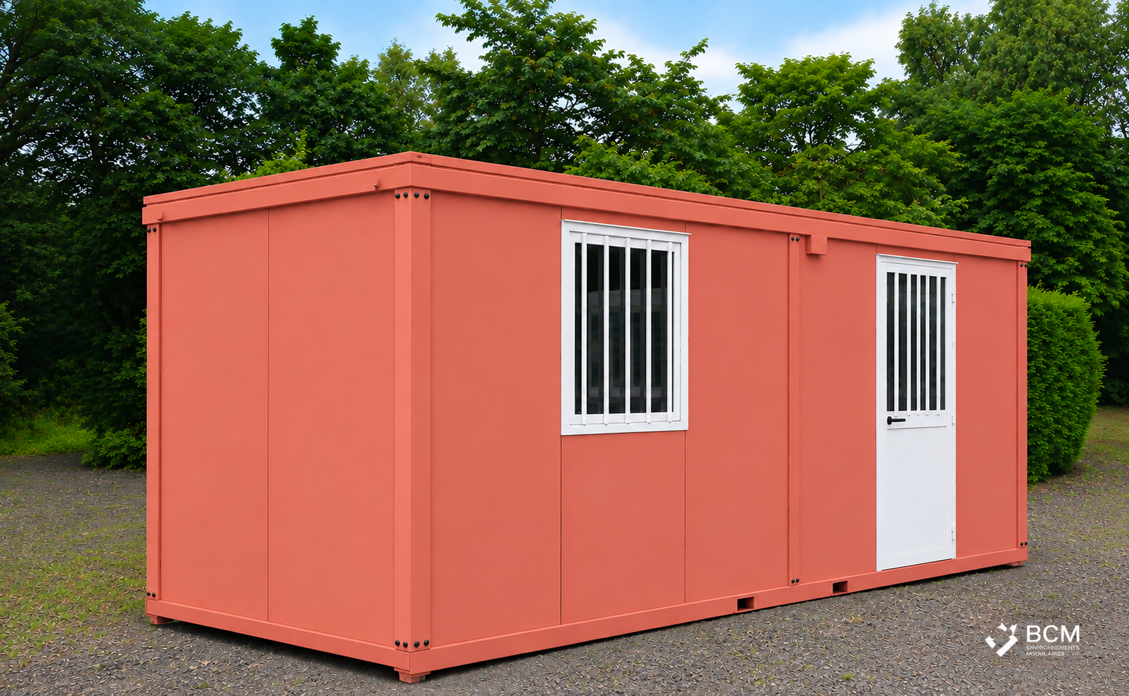 Module BCM coloré Rouge saumon RAL 3022