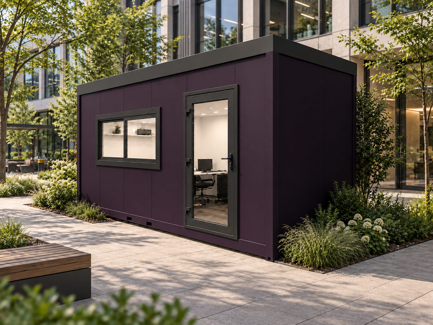 Bureau de jardin moderne WIZ RE2020