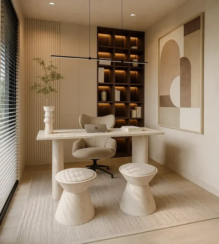 Design minimaliste 2026 bureau modulaire par BCM