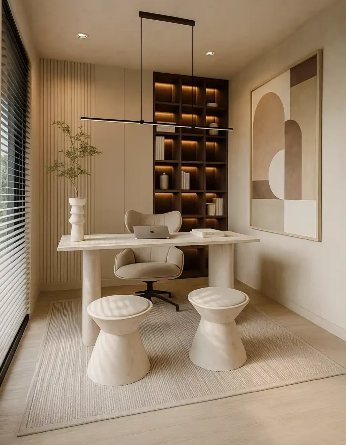 Design minimaliste 2026 bureau modulaire par BCM